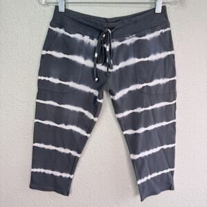 Hard Tail Forever Y2K Yoga Pants Womens Medium Tie Dye Crop Capri Cotton Blend